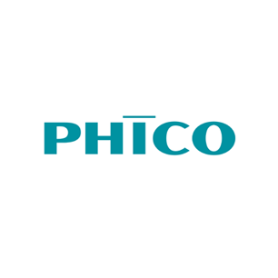 PHICO logo Art Direction by: Bart Crosby, Crosby Associates